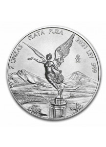 Mexiko 2021 Libertad Silber 2 oz  