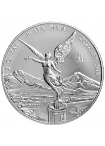 Mexiko 2022 Libertad Silber 2 oz  