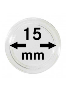 MÜNZKAPSELN  INNEN-Ø   15 mm    10er Packung