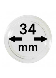 MÜNZKAPSELN  INNEN-Ø   34 mm    10er Packung