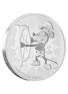 Niue 2017  Steamboat Willi - Micky Mouse Silber 1 oz   