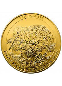 Neuseeland 2022  PUKUPUKU KIWI  Gold 1/4 oz