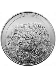 Neuseeland 2022  Pukupuku  Kiwi  Silber 1 oz im Blister 