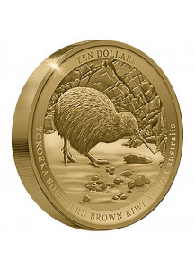 Neuseeland 2023 TOKOEKA SOUTHERN BROWN KIWI  Gold 1/4 oz