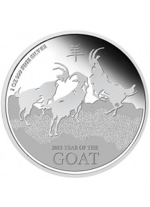 Niue 2015 Lunar Ziege 1 oz Silber