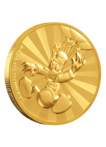 NIUE 2019  DONALD DUCK - Serie Mickey Mouse & Friends Gold 1/4  oz  Auflage 100 Stück