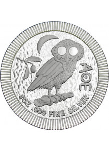 Niue 2019    Eule von Athen  Silber 1 oz   