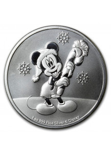 Niue 2020  Mickey Christmas Silber 1 oz