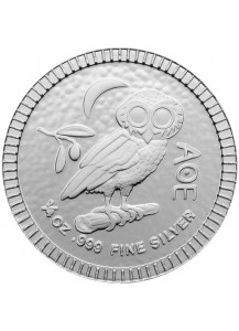 Niue 2020    Eule von Athen  Silber 1/4 oz   