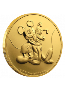 Niue 2020 Mickey & Pluto Gold 1 oz