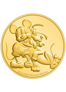 NIUE 2020  PLUTO 90. Geburtstag - Gold 1/4  oz  Auflage 100 Stück