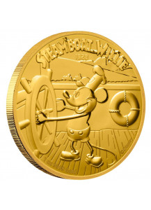 Niue 2020  Steamboat Willi - Micky Mouse Gold 1 oz   PP