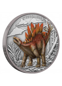 NIUE 2020 Stegosaurus Silber 1 oz