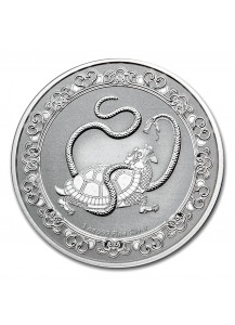 Niue 2021  Celestial Animals Black Turtle Silber 1 oz