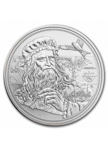 Niue 2021    Icons of Inspiration - da Vinci  Silber 1 oz   