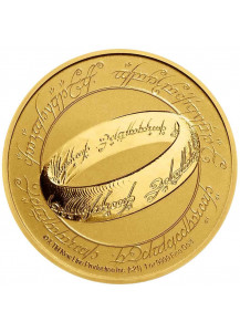 Niue 2021  DER EINE RING -  Herr der Ringe Gold 1 oz