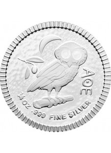 Niue 2021    Eule von Athen  Silber 1/4 oz   