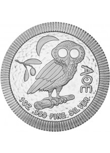 Niue 2021    Eule von Athen  Silber 1 oz   