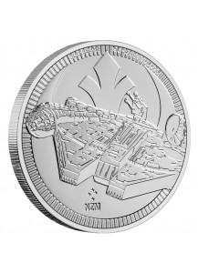 Niue 2021 Millenium Falcon - Star Wars Silber 1 oz