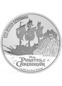 Niue 2021 The Flying Dutchman  - Fluch der Karibik Silber 1 oz