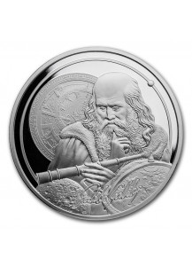 Niue 2021    Icons of Inspiration - Galileo  Silber 1 oz   