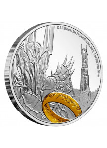 NIUE 2021  HERR DER RINGE - Sauron Silber 1 oz