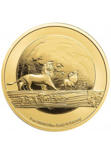 Niue 2021  Disney HAKUNA MATATA -  König der Löwen Gold 1 oz
