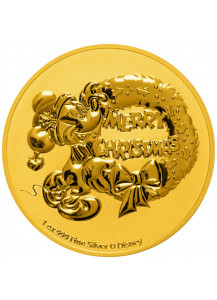 Niue 2021  Mickey Christmas Gold 1 oz