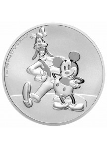 Niue 2021 Mickey & Goofy Silber 1 oz