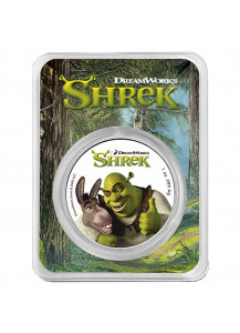 Niue 2021   SHREK   Silber  FARBE 1 oz   