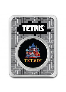 Niue 2021  TETRIS St. Basils Cathedral  FARBE Silber 1 oz