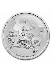 Niue 2022  Disney 30 Jahre Aladdin Silber 1 oz