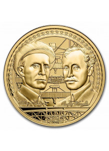 Niue 2022    Icons of Inspiration - WRIGHT BROTHERS  GOLD 1 oz polierte Platte PP