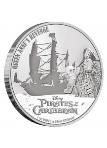 Niue 2022 Queen Anne`s Revenge  - Fluch der Karibik Silber 1 oz