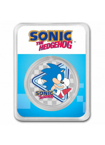Niue 2022 Sonic the Hedgehog -   Blister Farbe Silber 1 oz