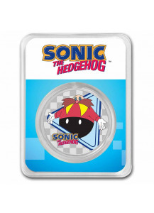 Niue 2022 Sonic the Hedgehog - Dr. Eggman  Blister Farbe Silber 1 oz