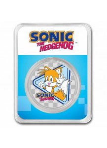 Niue 2022 Sonic the Hedgehog - Tails  Blister Farbe Silber 1 oz