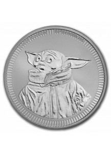 Niue 2023 BABY YODA - GROGU - Mandalorian Star Wars Silber 1 oz 