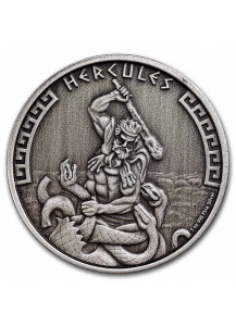 Niue 2023  HERCULES - Griechische Mythologie  Silber 1 oz ANTIK FINISH