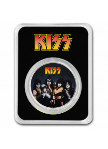 Niue 2023  KISS  Silber 1 oz FARBE Blisterkarte