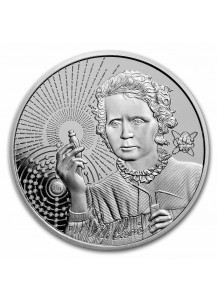 Niue 2023    Icons of Inspiration - MARIE CURIE Silber 1 oz polierte Platte PP