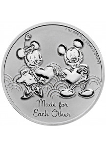 Niue 2023  Mickey & Minnie - Made for Each Other Silber 1 oz
