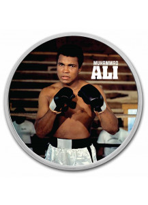 Niue 2023  MUHAMMAD ALI Silber 1 oz BLISTER FARBE