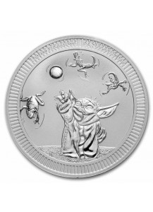Niue 2024 BABY YODA - GROGU - Mandalorian Star Wars Silber 1 oz 