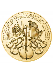 Österreich 2022  Wiener Philharmoniker   Gold 1/10 oz