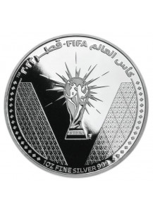 Qatar 2022 FIFA WORLD CUP TROPHY Silber 1 oz   Katar