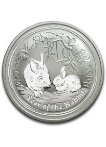 Australien 2011 Jahr des Hasen Lunar II Silber 2 oz