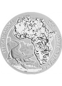 Ruanda 2023 NILKROKODIL  1 oz Silber