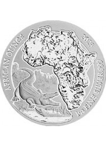 Ruanda 2023 NILKROKODIL  1 oz Silber