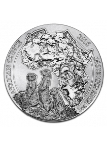 Ruanda 2016 Erdmännchen 1 oz Silber